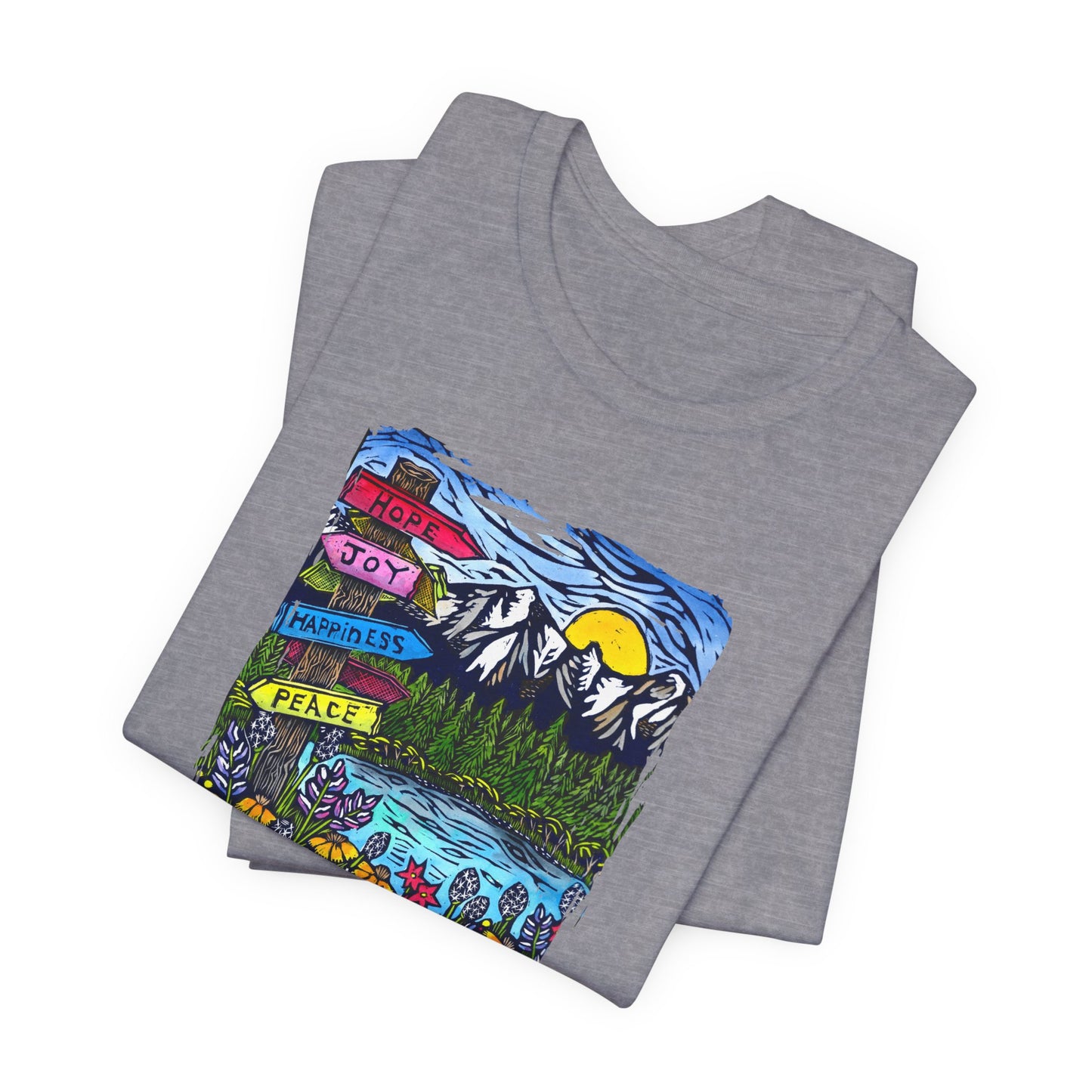 Protect Your Peace Unisex Tee - Inspirational Short Sleeve T-Shirt for Mindfulness