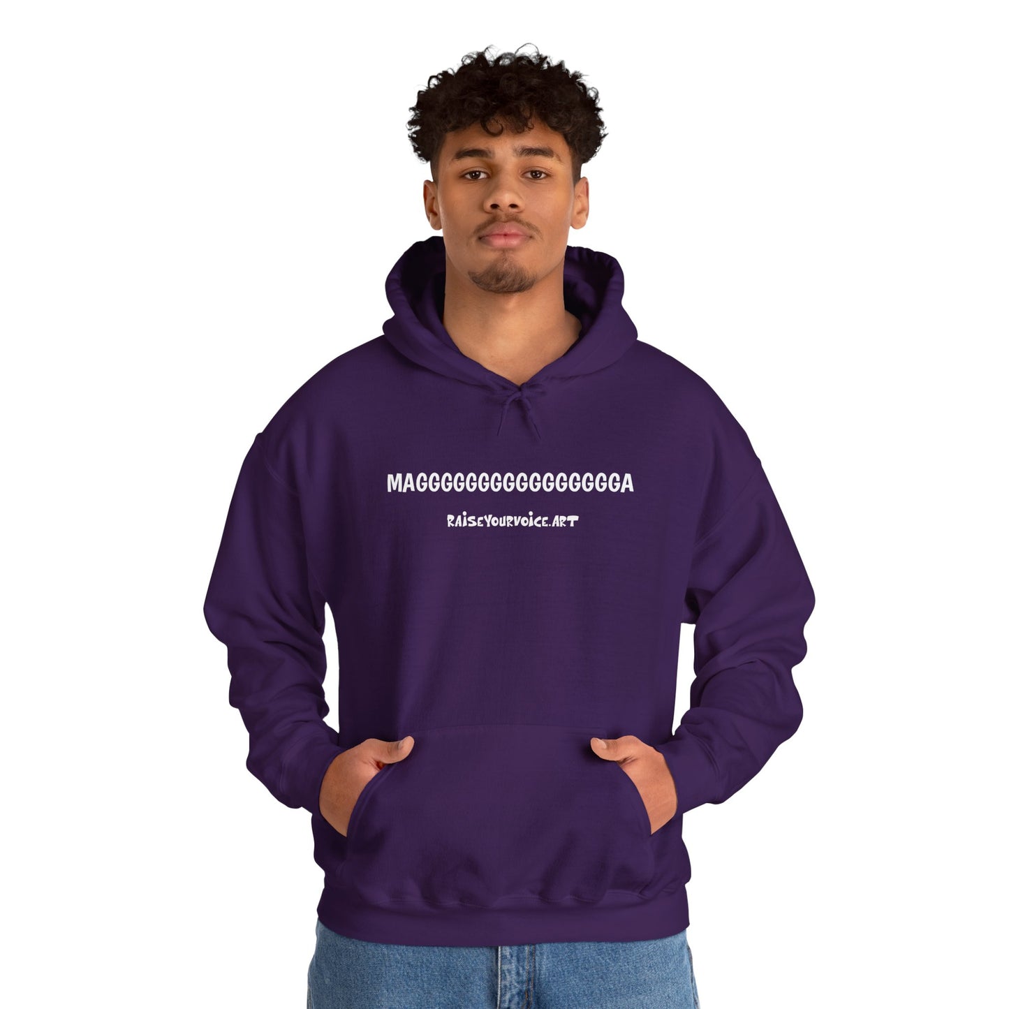 Cozy Unisex Heavy Blend™ MAGGGGGGGGGGGGA Hooded Sweatshirt