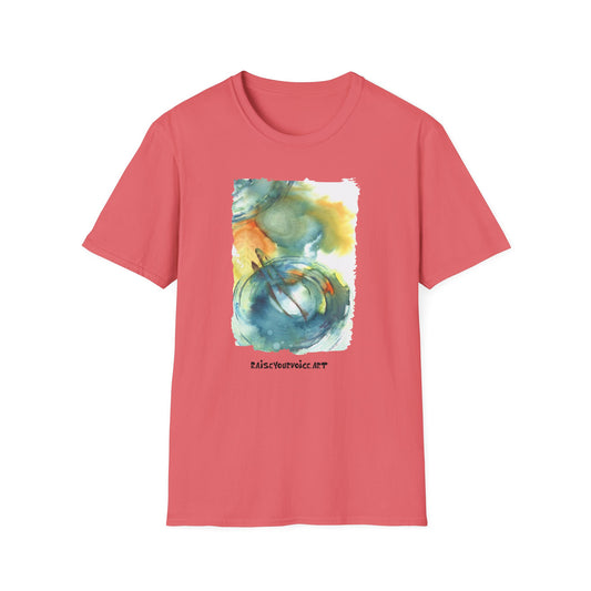 T-shirt for the fish lover, Eco-Friendly Artistic Watercolor T-Shirt | Raise Your Voice