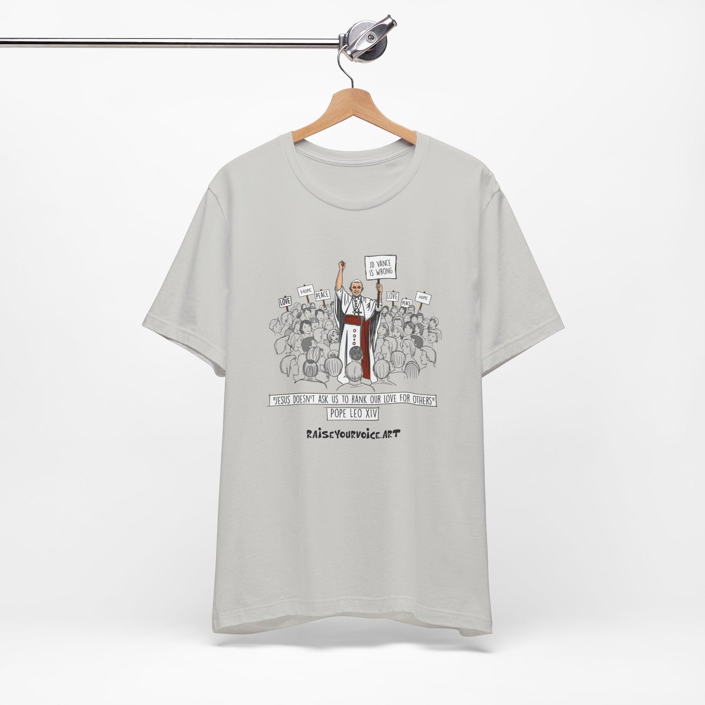 Pope Leo XIV Unisex Tee - American Pope Tribute