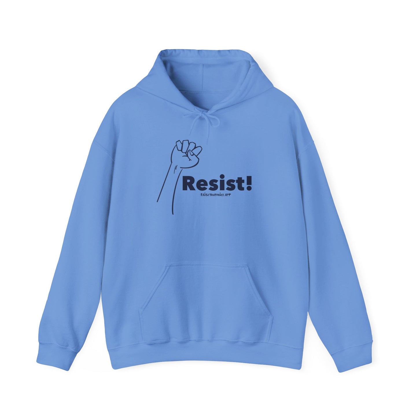 Resist! Unisex Heavy Blend Hooded Sweatshirt - Empowerment Apparel