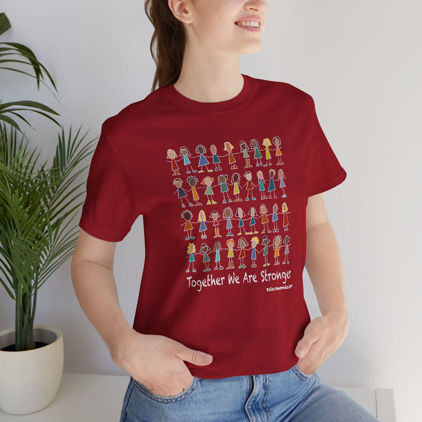Together We Are Stronger, Resistance, Peace, Pro Democracy, Pro Education T-Shirt