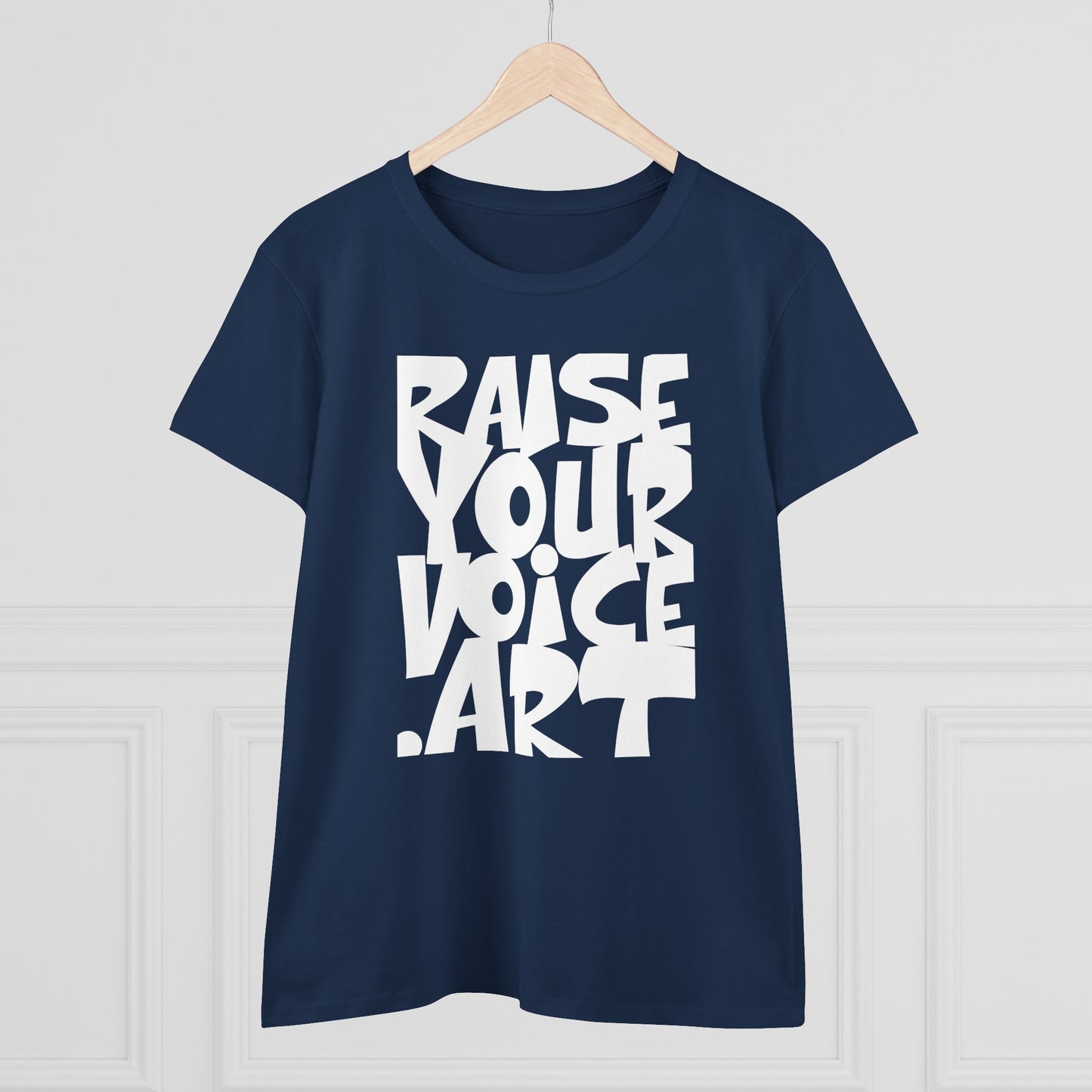 RaiseYourVoice.ART" Women's Tee
