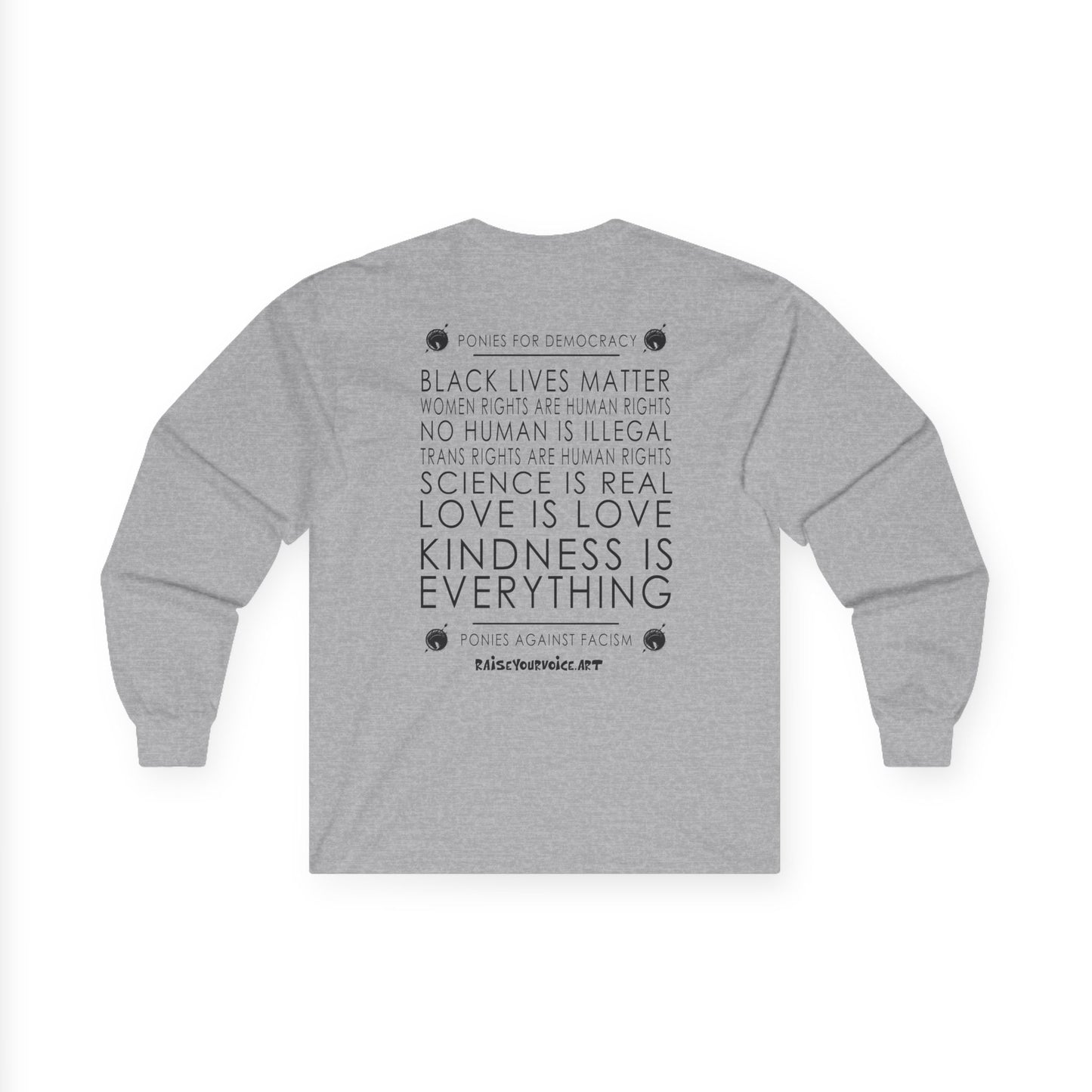 Blue Pony Club - Unisex Long Sleeve Tee - Kindness is Everything | Social Justice Fashion