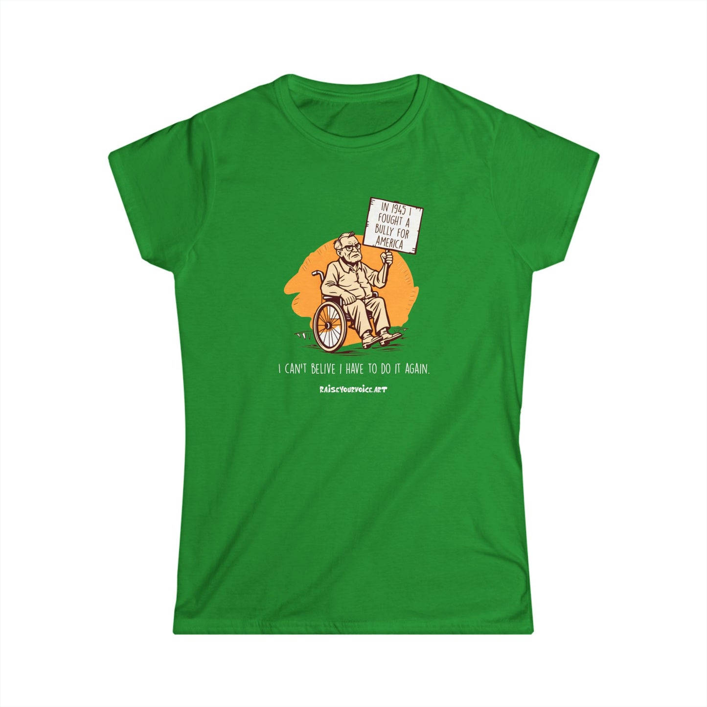 Women's Tee - Raise Your Voice Against Fighting Fascism in America