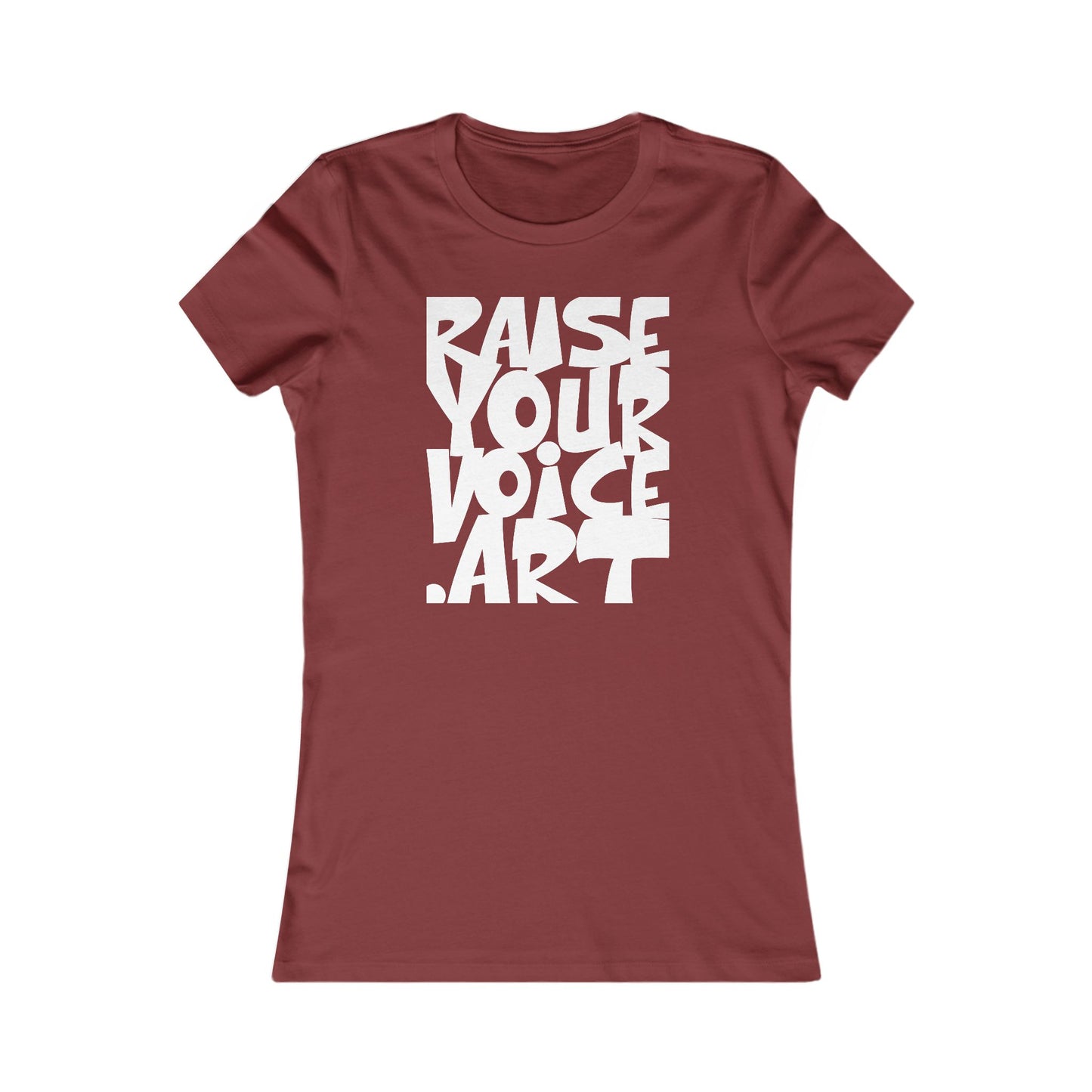 RAISEYOURVOICE.ART Women's Graphic Tee - Art. Connect. Act.