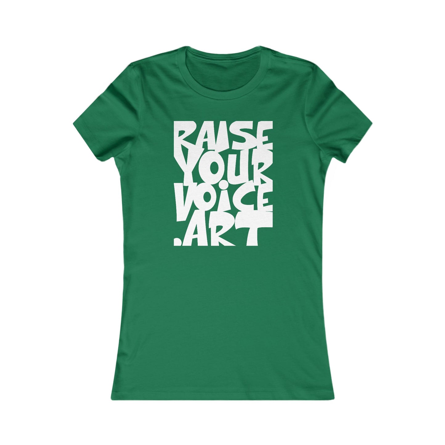 RAISEYOURVOICE.ART Women's Graphic Tee - Art. Connect. Act.