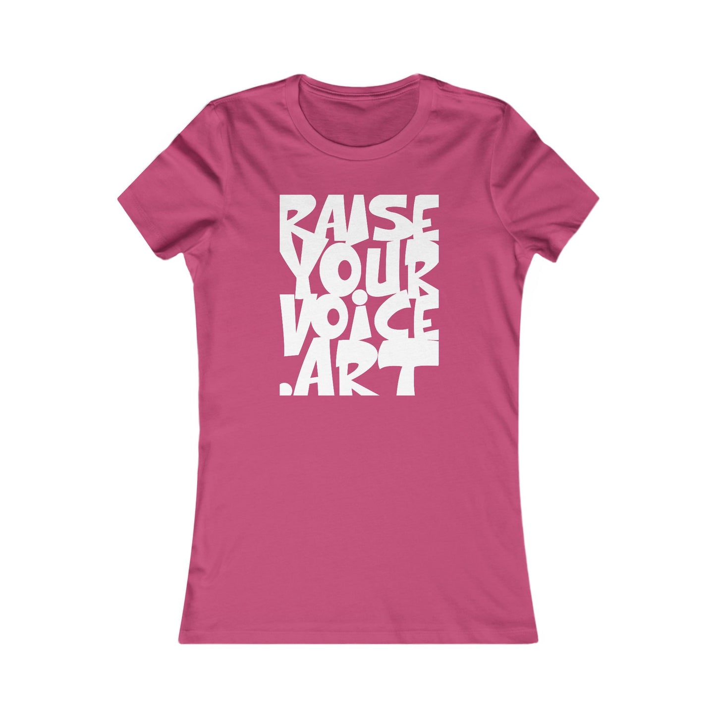 RAISEYOURVOICE.ART Women's Graphic Tee - Art. Connect. Act.