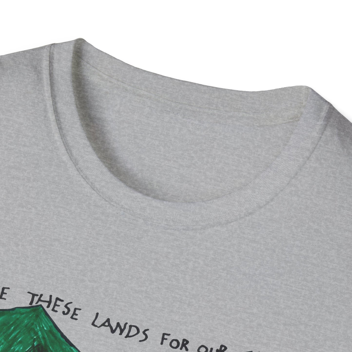 Eco-Conscious Unisex T-Shirt - "Save These Lands for Our Future"