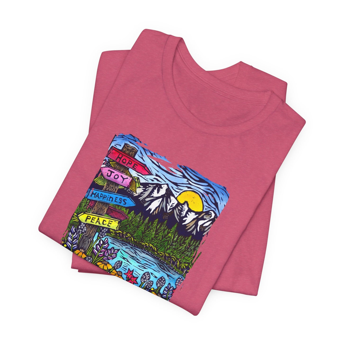 Protect Your Peace Unisex Tee - Inspirational Short Sleeve T-Shirt for Mindfulness