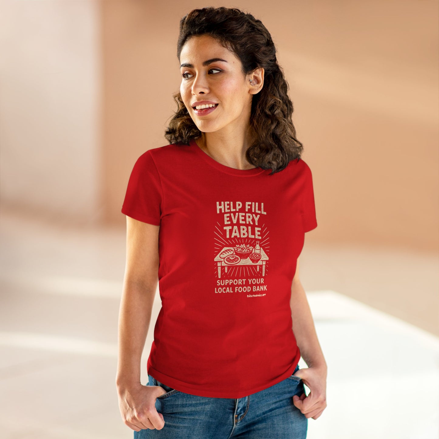 Help Fill Every Table Food Insecurity Awareness Women's Tee
