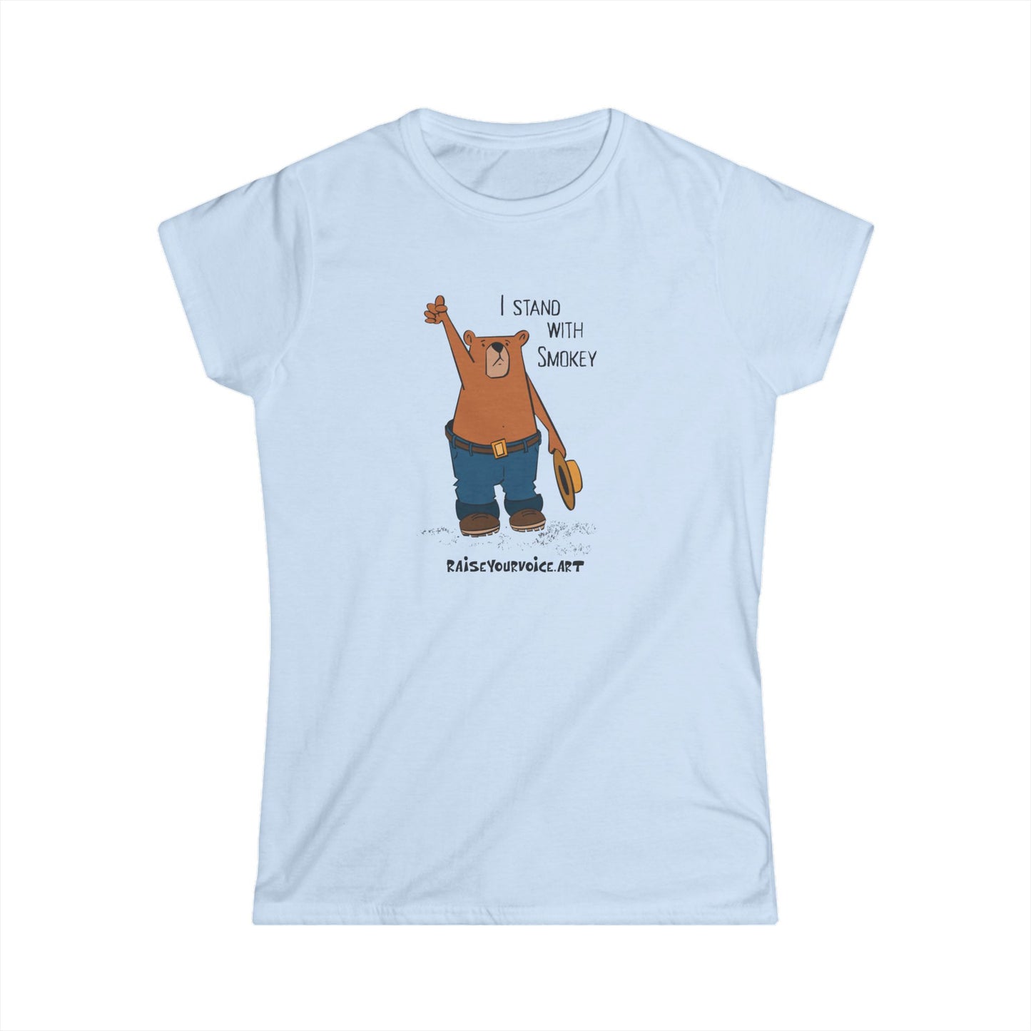 "I Stand With Smokey" Women’s Softstyle Tee