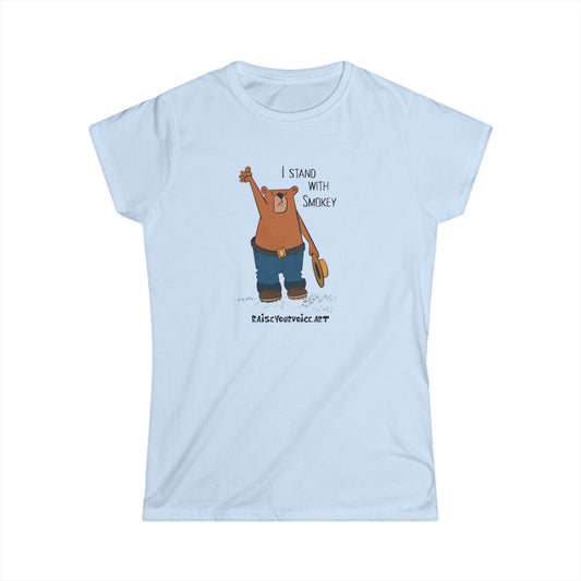 "I Stand With Smokey" Women’s Softstyle Tee