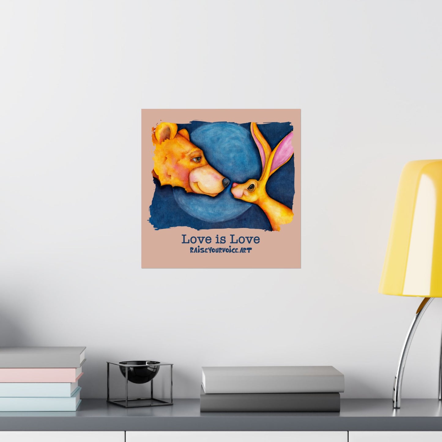 Love is Love Art Print - Matte Vertical Poster for Home Decor