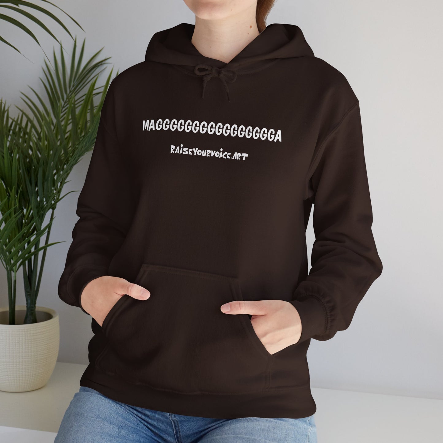 Cozy Unisex Heavy Blend™ MAGGGGGGGGGGGGA Hooded Sweatshirt