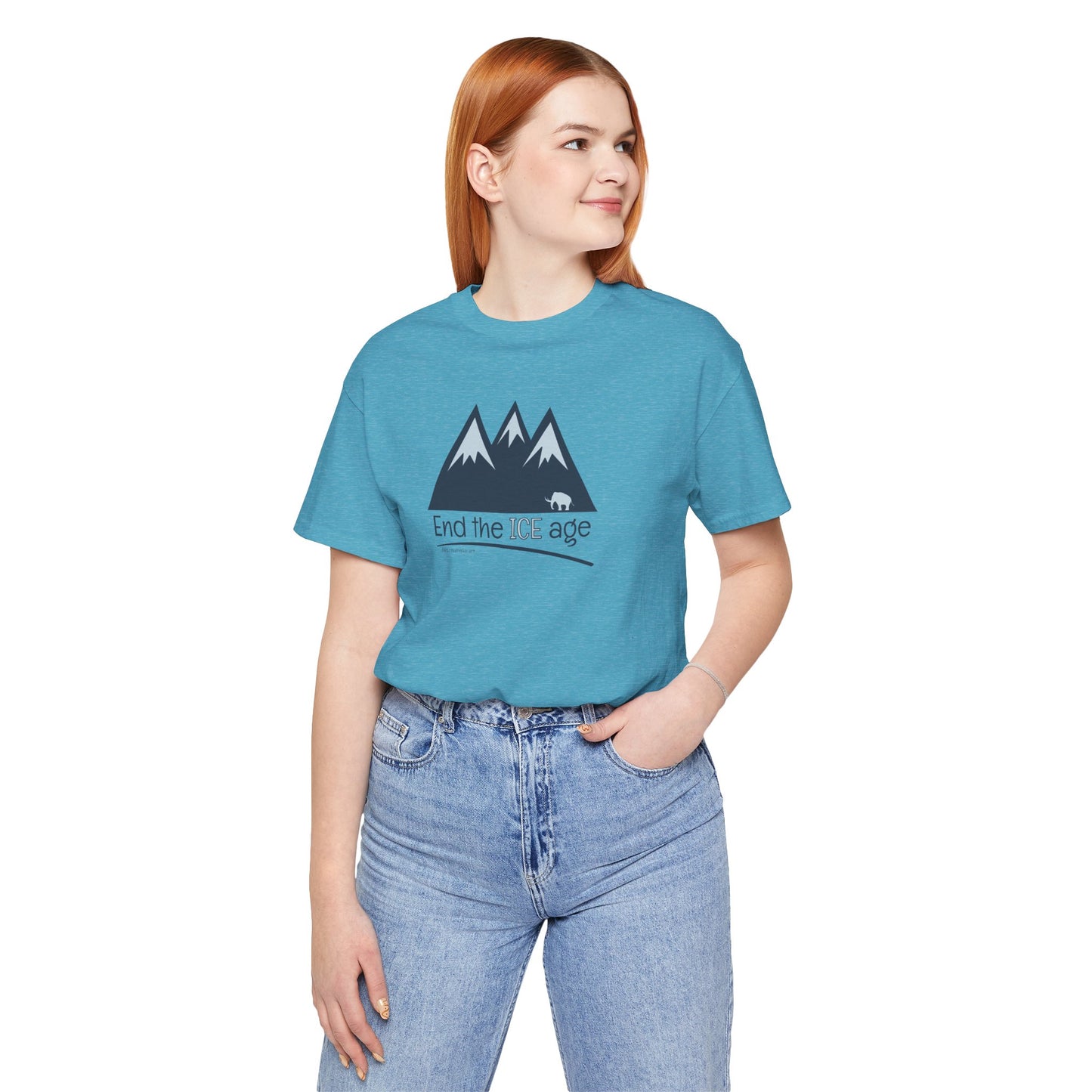 End the ICE age, unisex tee