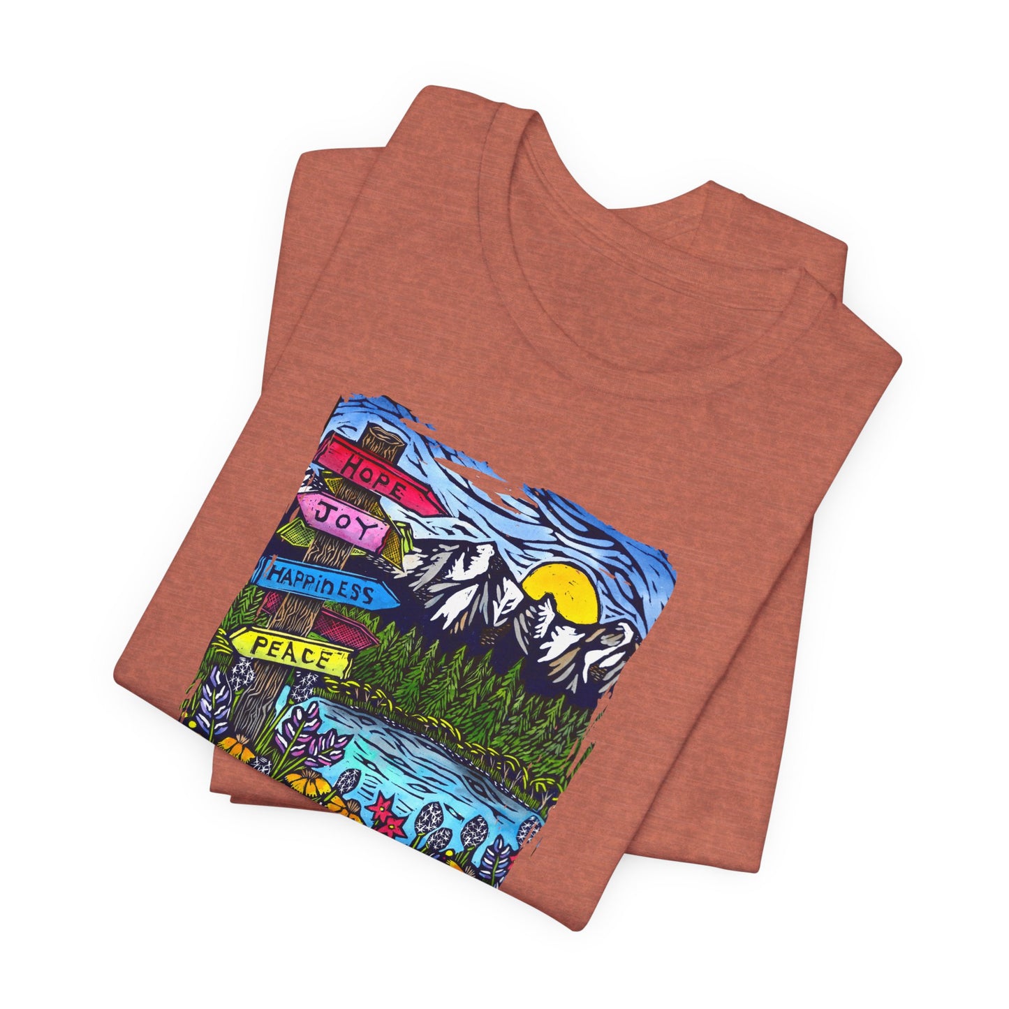 Protect Your Peace Unisex Tee - Inspirational Short Sleeve T-Shirt for Mindfulness