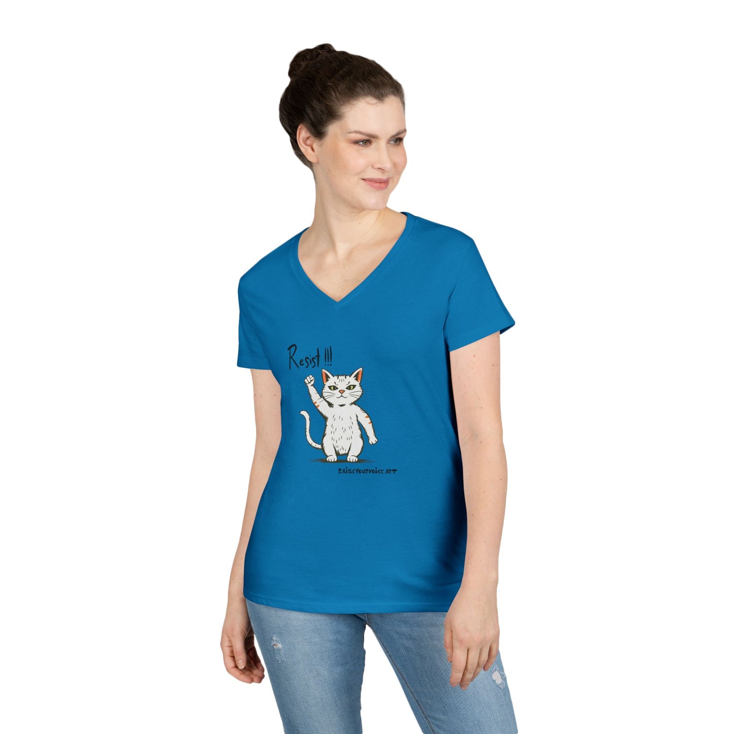 Cat Lover's Resist! Women's Tee