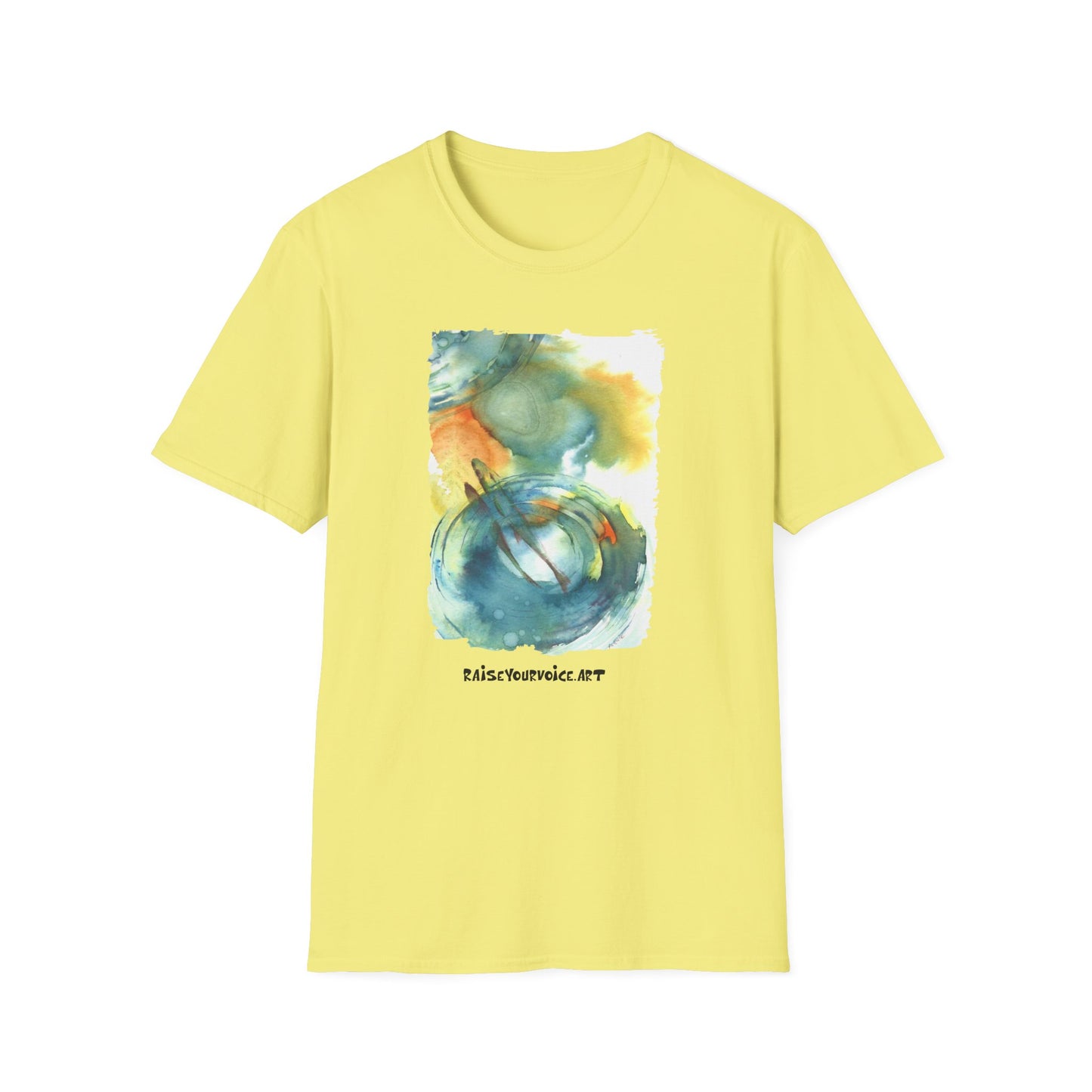 T-shirt for the fish lover, Eco-Friendly Artistic Watercolor T-Shirt | Raise Your Voice