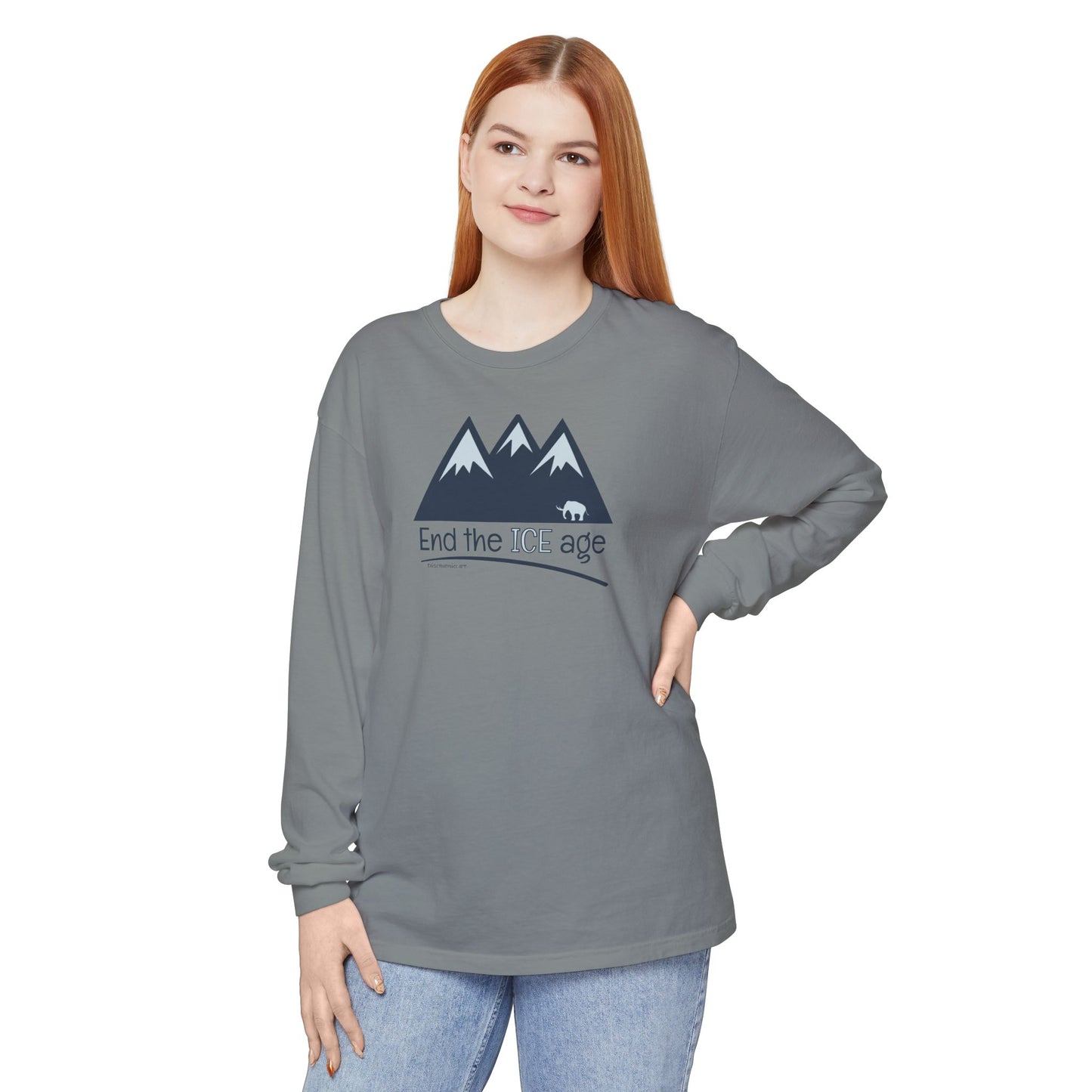 End the ICE age, long sleeve tee