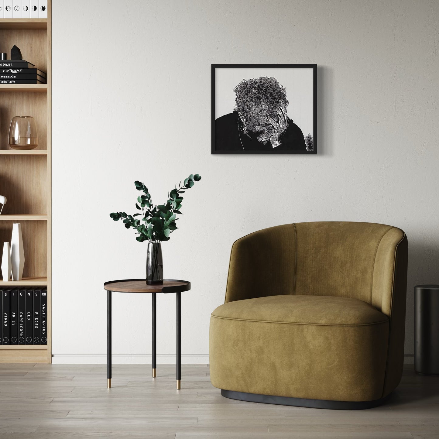 "Frustration" Original Linocut Artwork by Wendy Holsapple