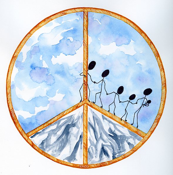 'It Begins With Us' original painting by Shelley Freese