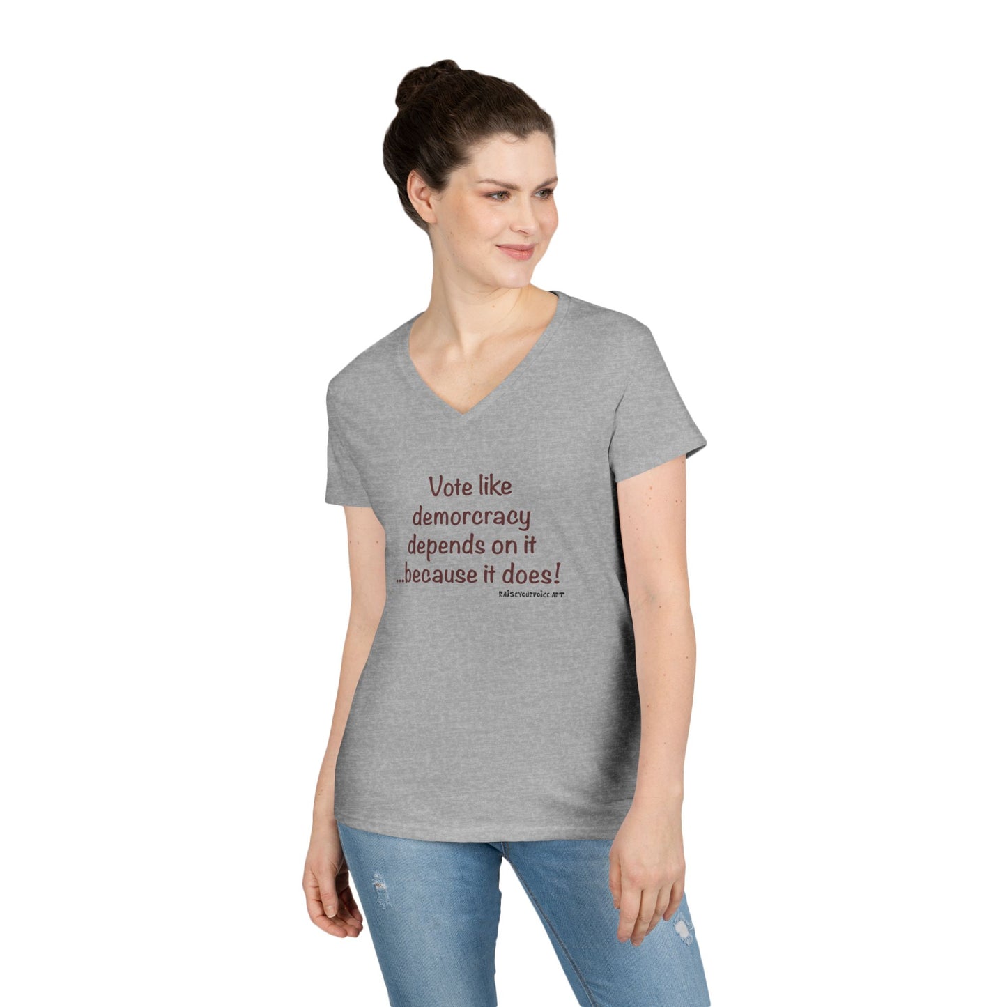 Vote Like Democracy Depends On It...Because It Does!  Women's Tee