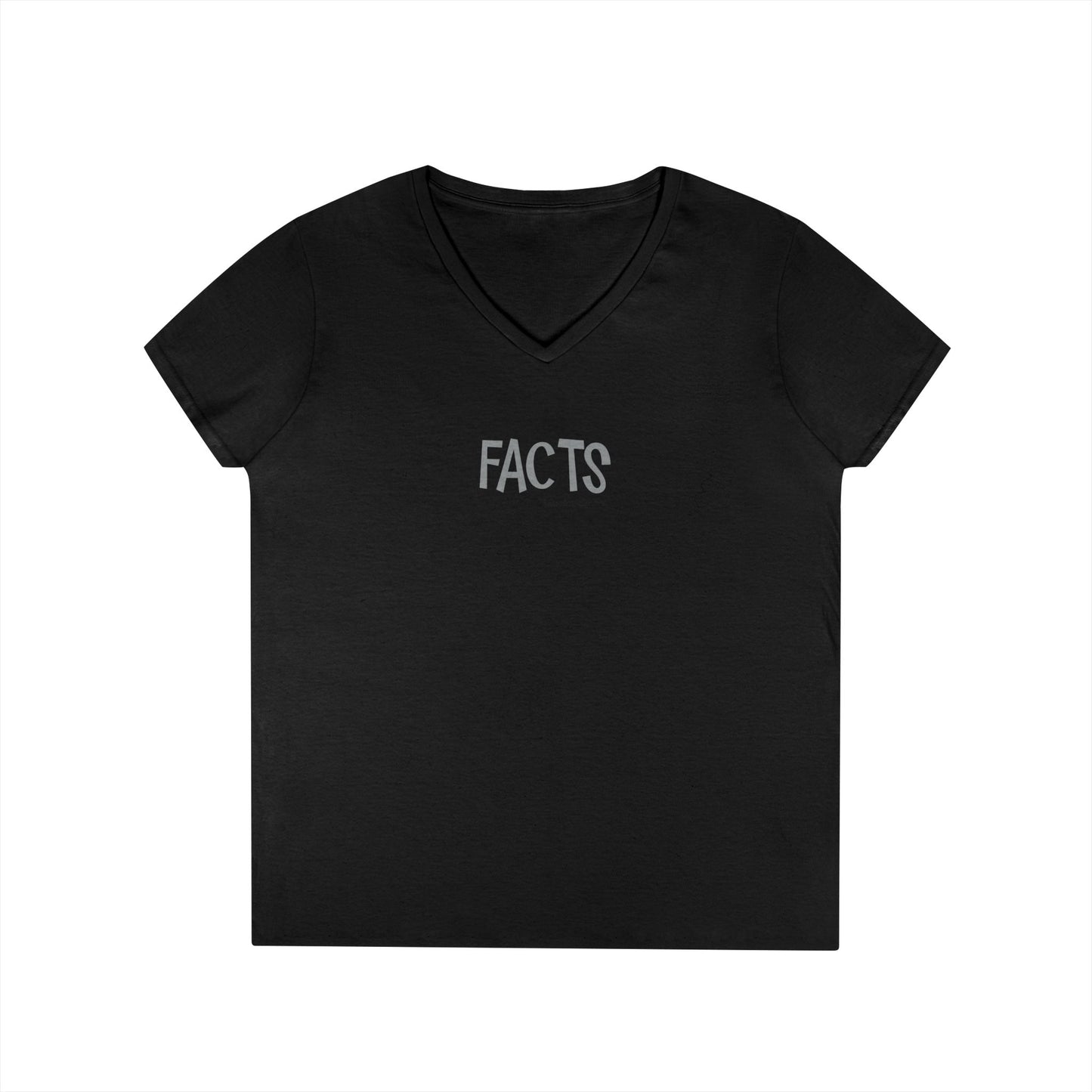 Facts - women's v-neck tee