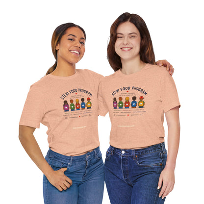 Stevi Food Program Backpacks – Unisex Jersey Short Sleeve Tee