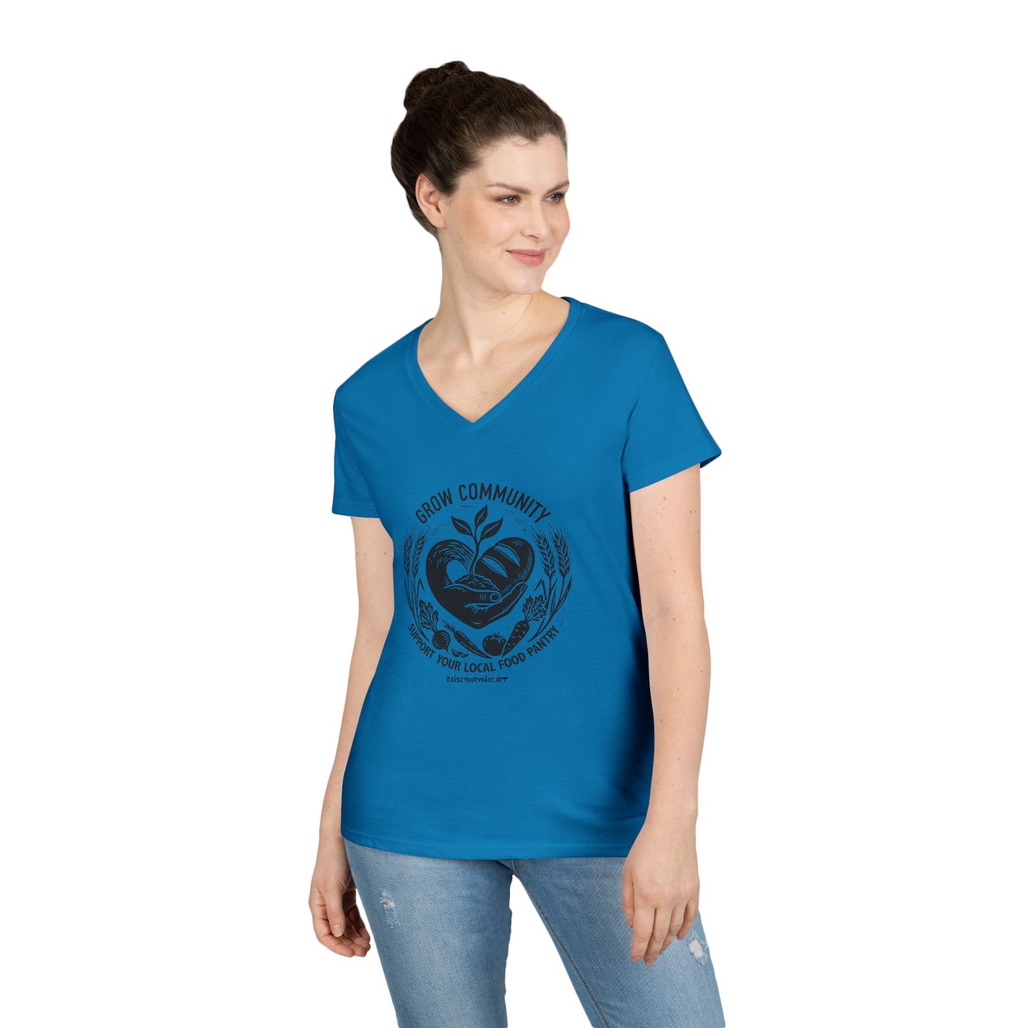 Grow Community Food Security Awareness Women's Tee