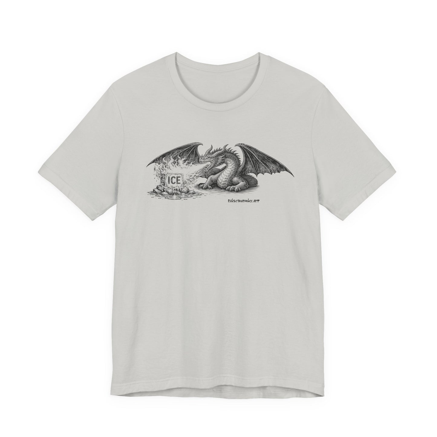 Methods of Resistance: Overwhelming Force – Dragon, unisex tee.