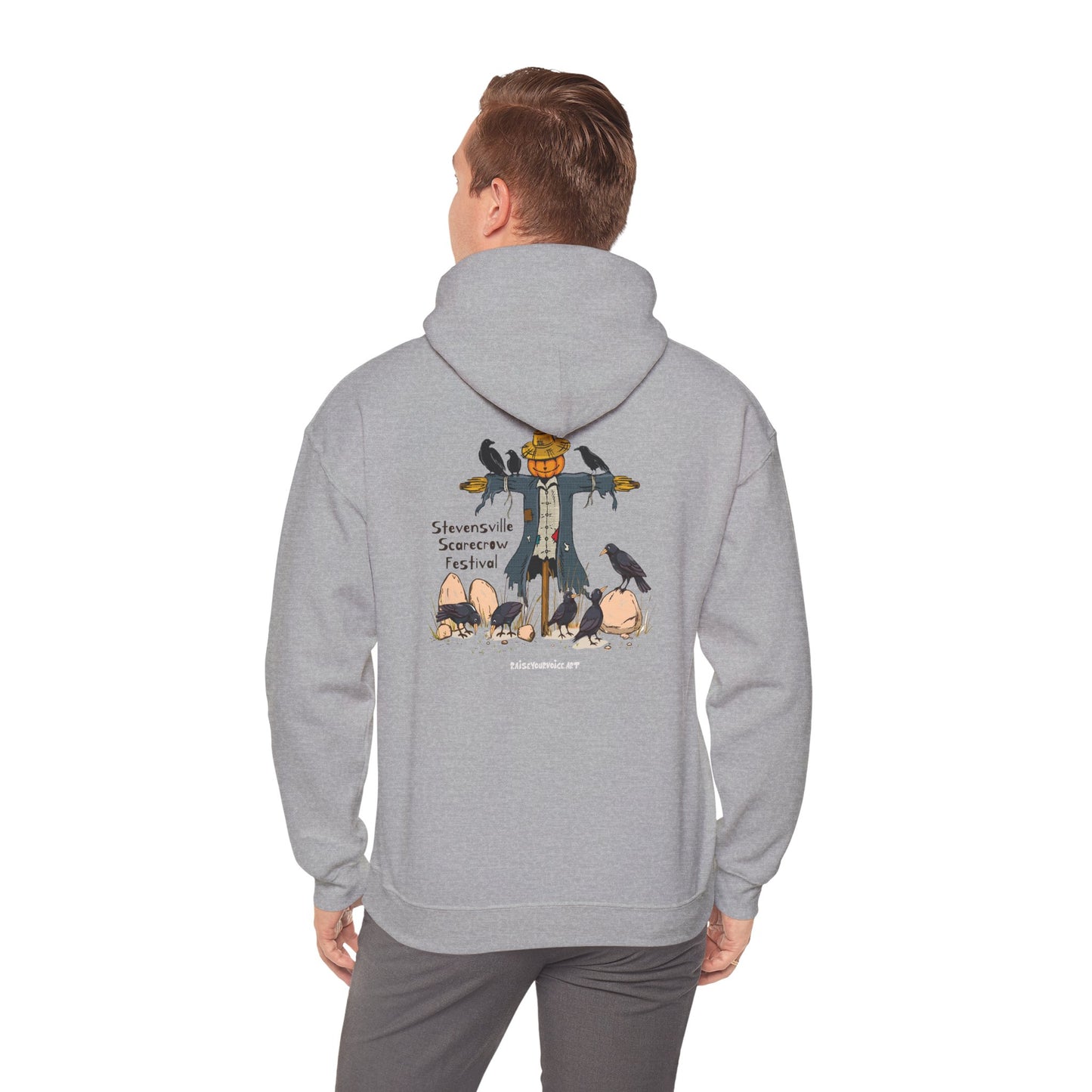 Stevensville Scarecrow Festival – Unisex Heavy Blend™ Hooded Sweatshirt