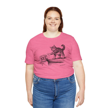 Methods of Resistance: Refusal, cats against ice, unisex tee