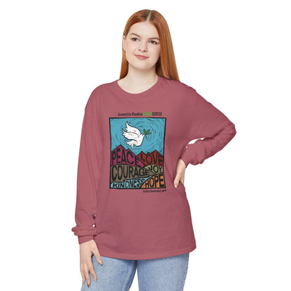 Jeannette Rankin Peace Center Unisex Long Sleeve Tee