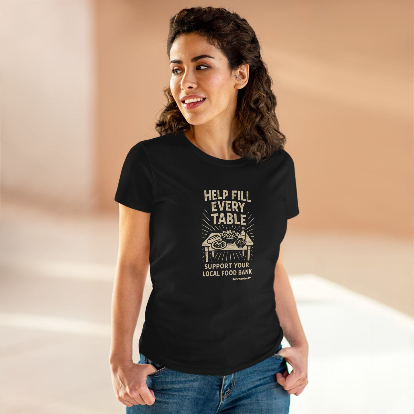 Help Fill Every Table Food Insecurity Awareness Women's Tee