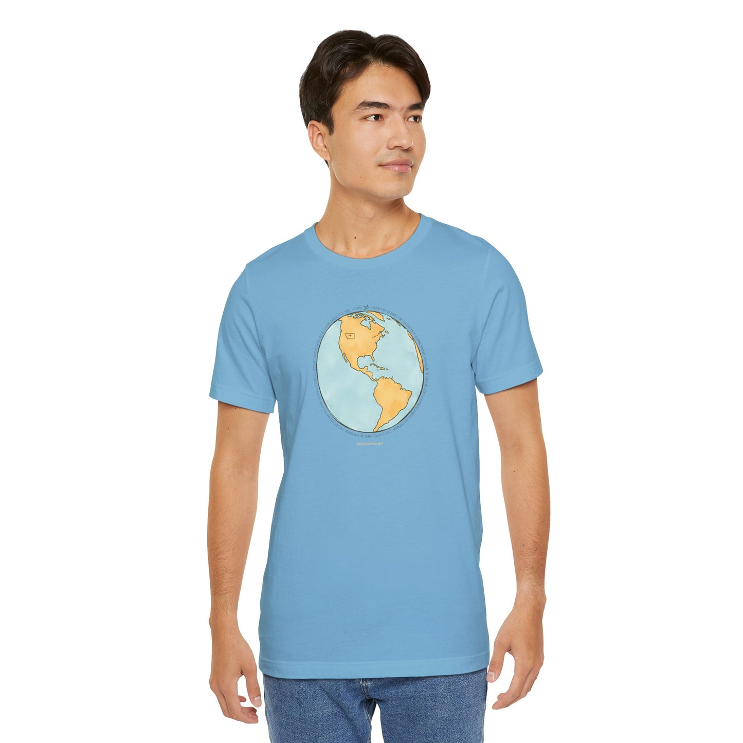 World view, Obama immigration quote, unisex tee