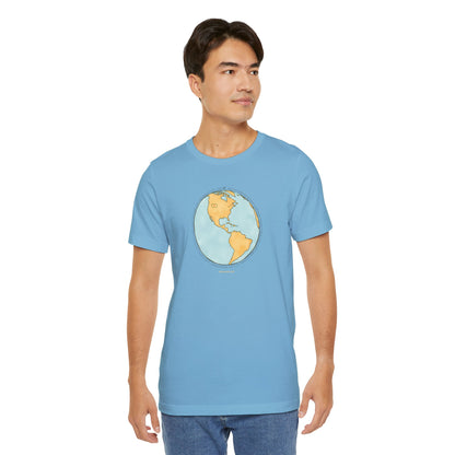 World view, Obama immigration quote, unisex tee