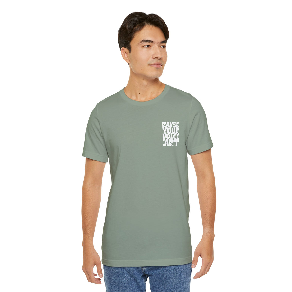 The Montana Plan, Ballot Box, image on the back, Unisex Jersey Short Sleeve Tee