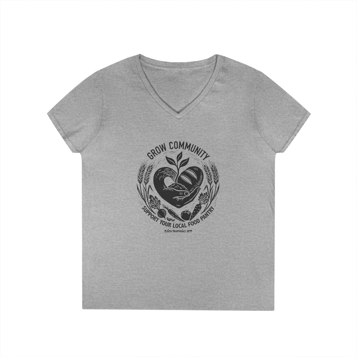 Grow Community Food Security Awareness Women's Tee