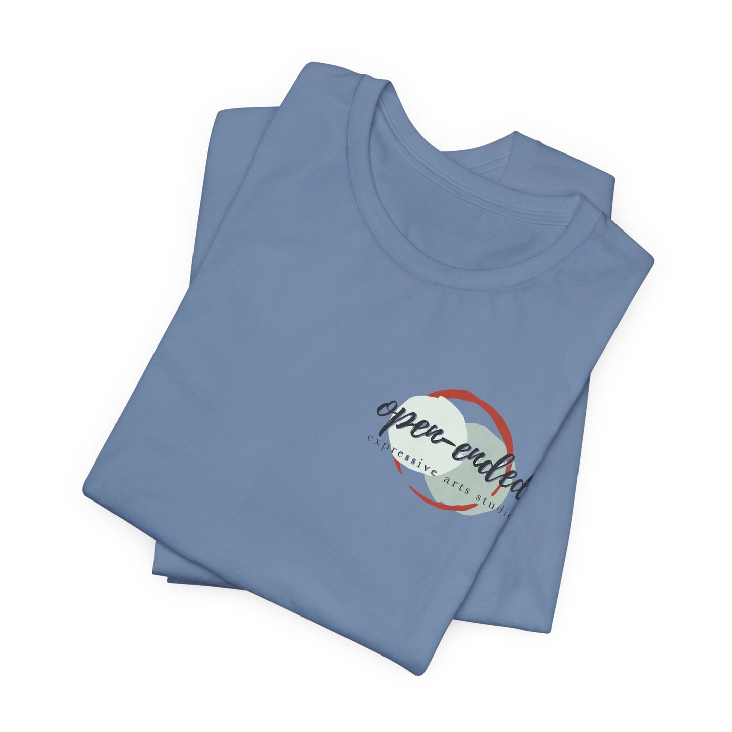 Open Ended Expressive Arts Studio, Unisex Jersey Short Sleeve Tee