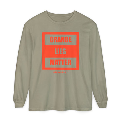 Orange Lies Matter, Long sleeve tee