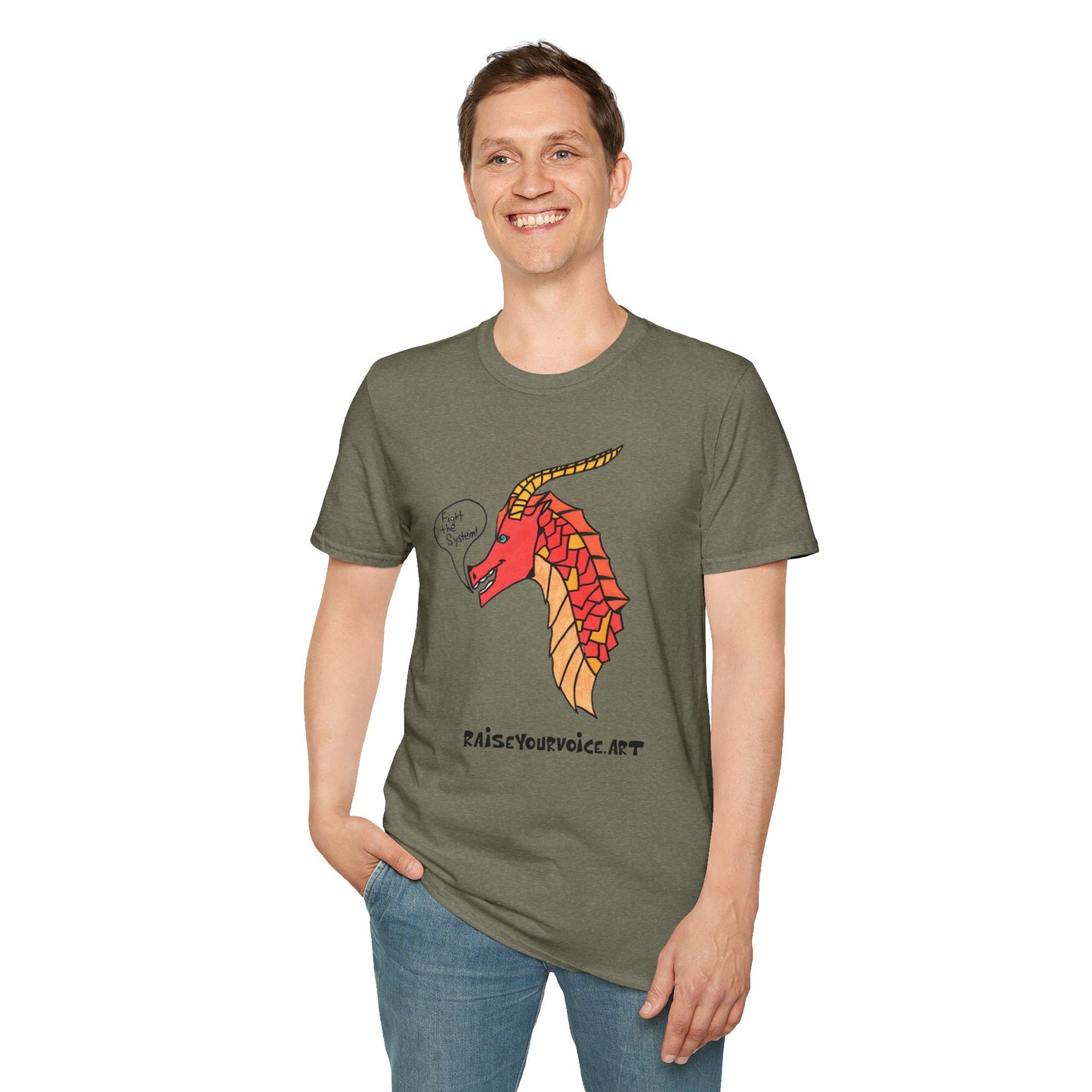 Roar Like  A Dragon Unisex T-Shirt - Raise Your Voice