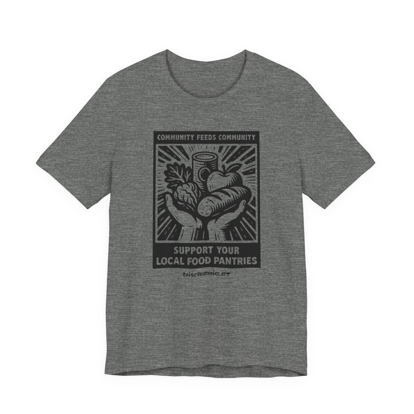 Community Feeds Community, Food Security Awareness Unisex Tee