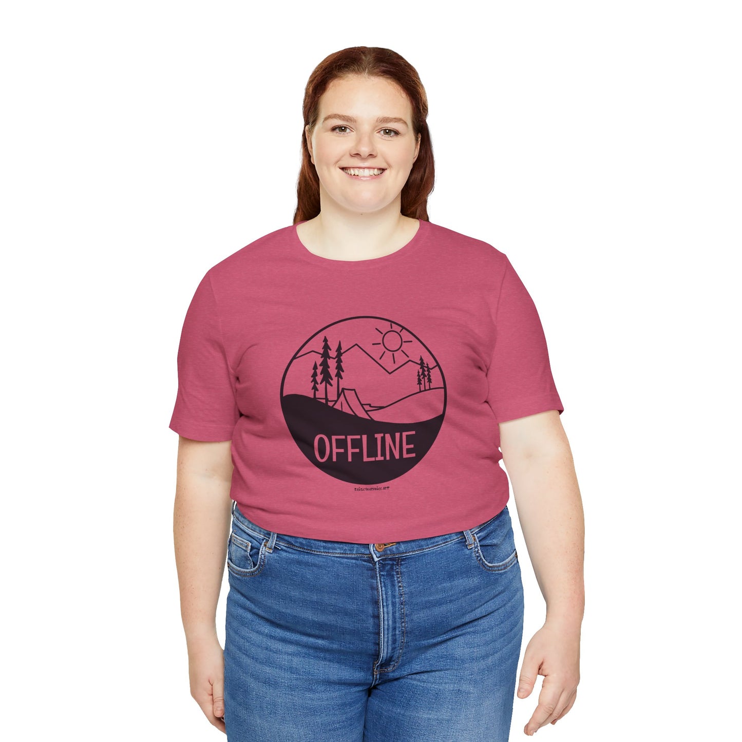 Offline,  Unisex Jersey Short Sleeve Tee