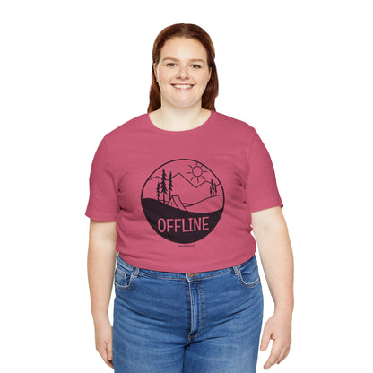 Offline,  Unisex Jersey Short Sleeve Tee
