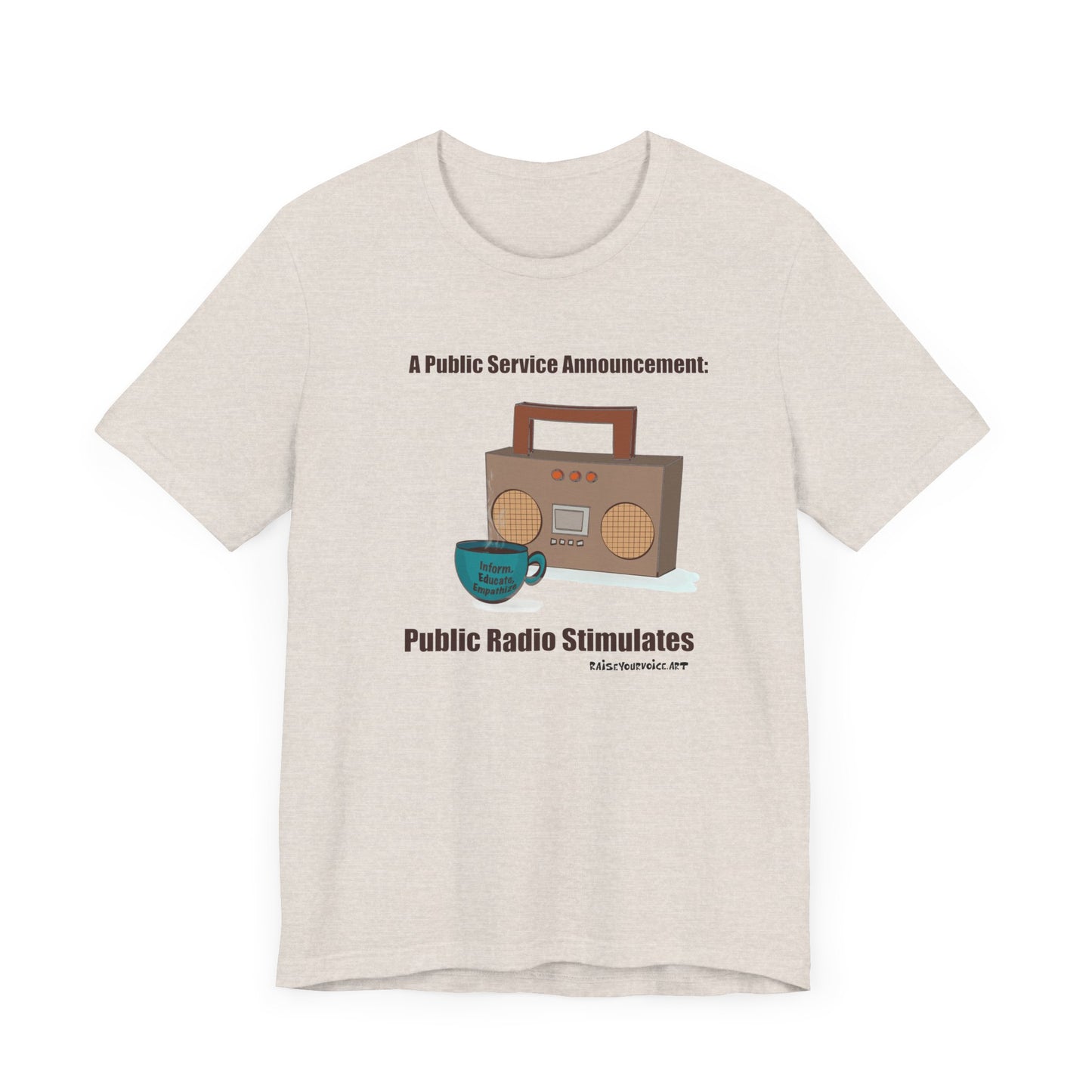 Public Radio Stimulates Unisex Jersey Tee
