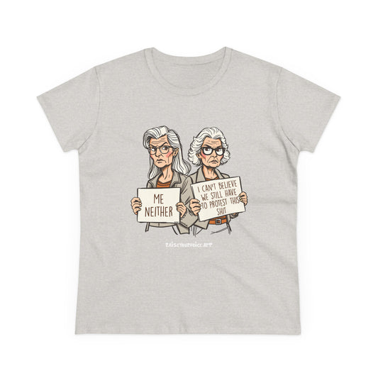 "Me Neither" women's tee