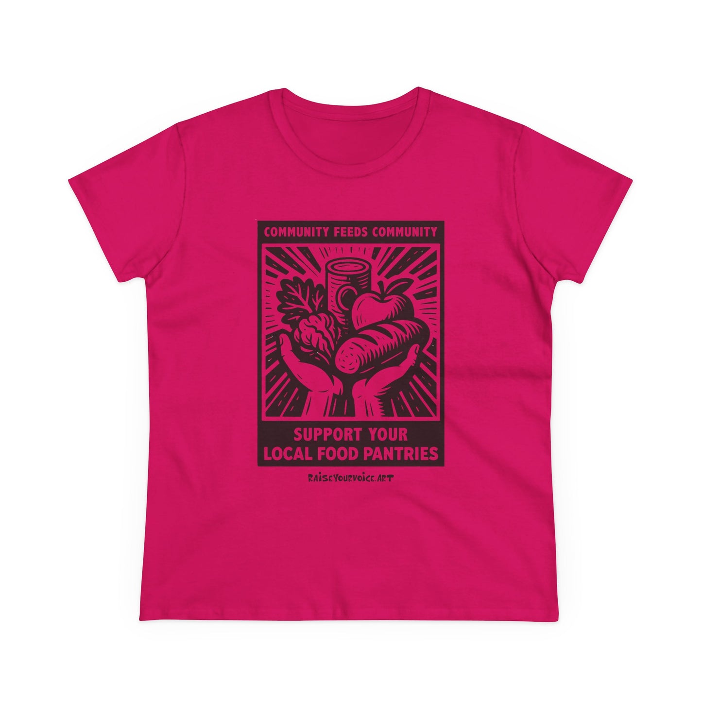 Community Feeds Community, Food Security Awareness Women's Tee