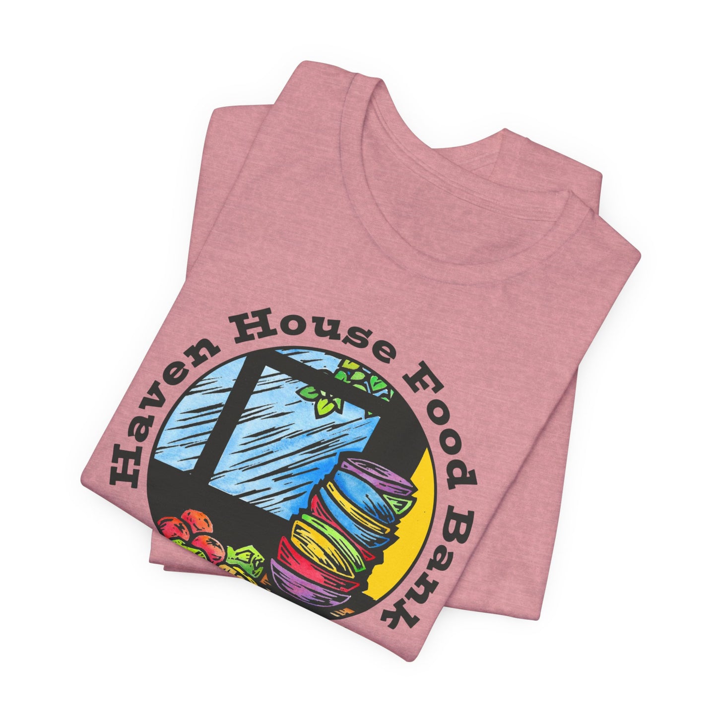Haven House Food Bank – for all who enter – kitchen, unisex tee