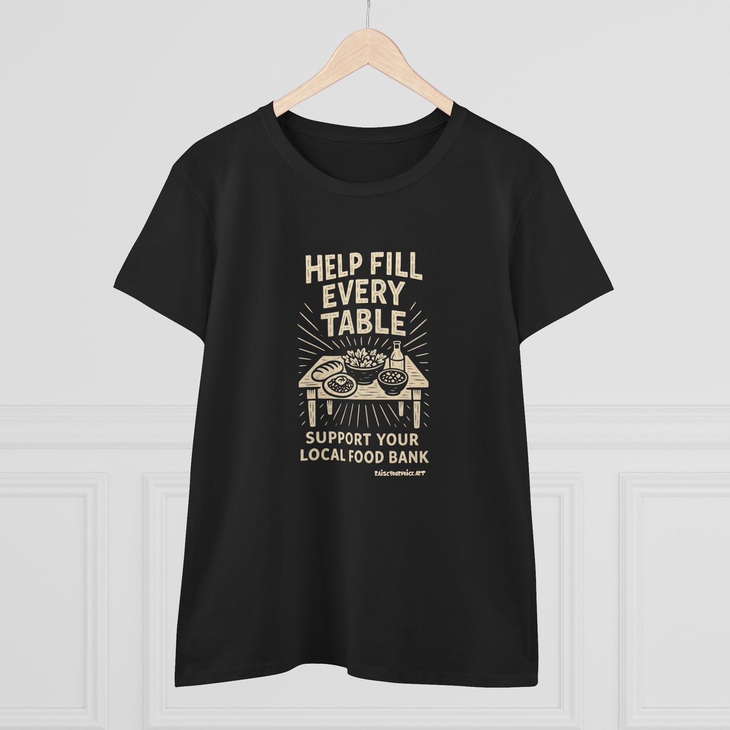 Help Fill Every Table Food Insecurity Awareness Women's Tee